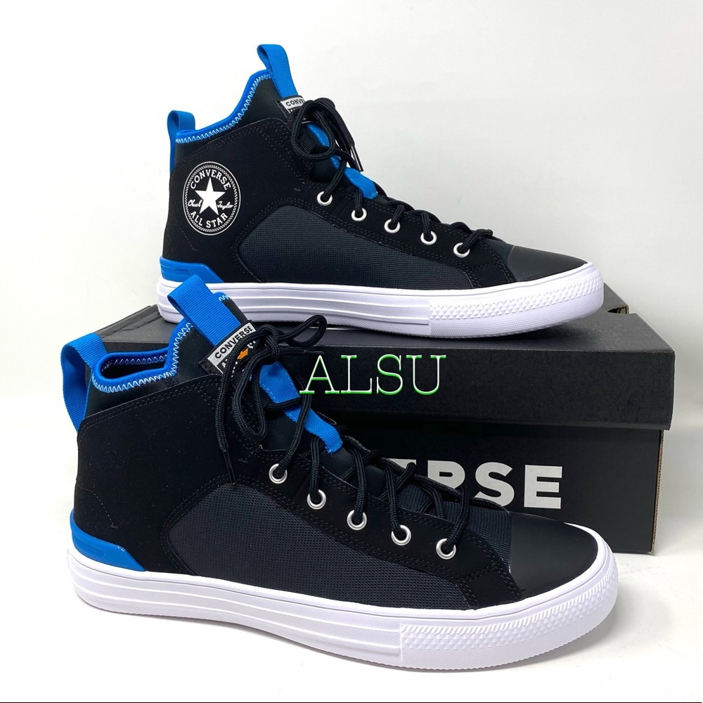 Converse Ctas Ultra Mid Canvas Black Blue Men’s